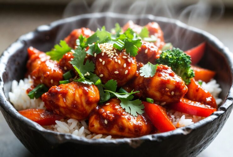 Spicy Korean Gochujang Chicken Stir-Fry – Quick Weeknight Dinner