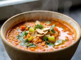 Best Vegan Moroccan Lentil Soup Hearty & Spiced Protein-Packed Bowl