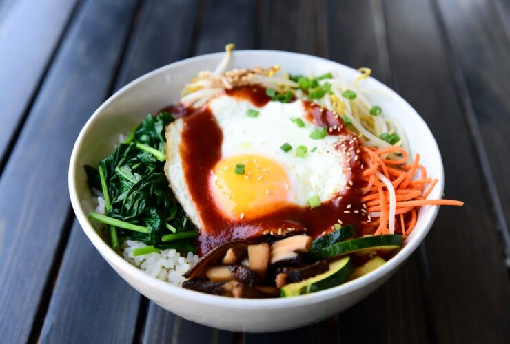 Easy Korean Bibimbap Bowl A Colorful Mixed Rice Dish Perfect for Beginners