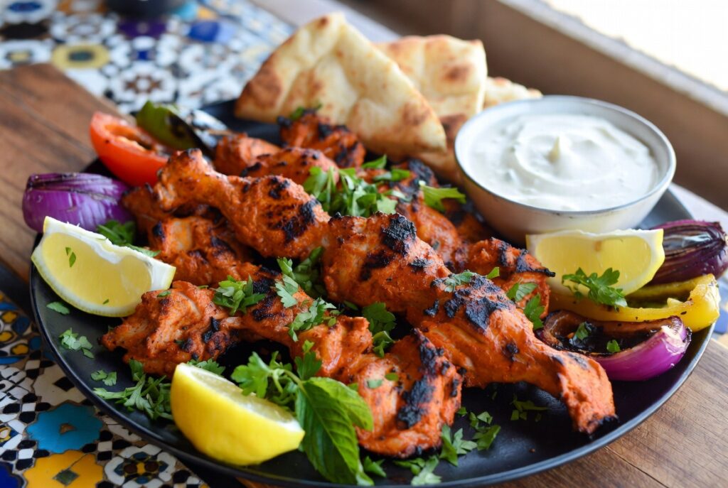 Easy Moroccan-Inspired Harissa Chicken Skewers – Grilled & Smoky Recipe for Beginners