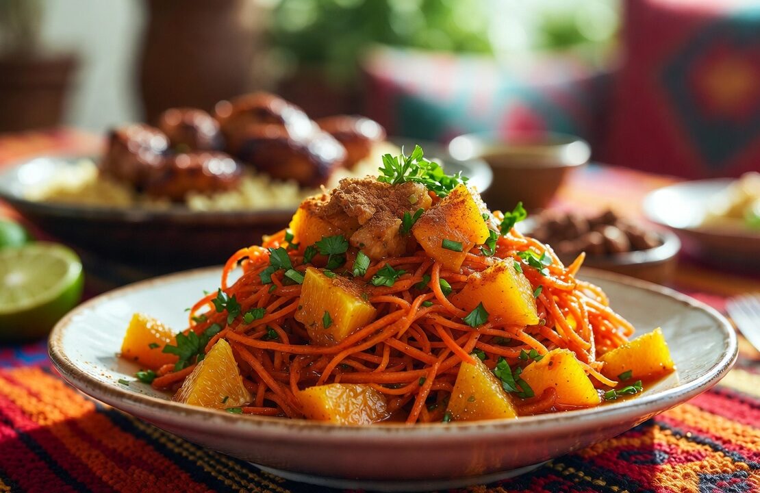 Moroccan Carrot Salad with Cumin, Orange & Cinnamon Refreshing Side Dish Ready in 15 Minutes!